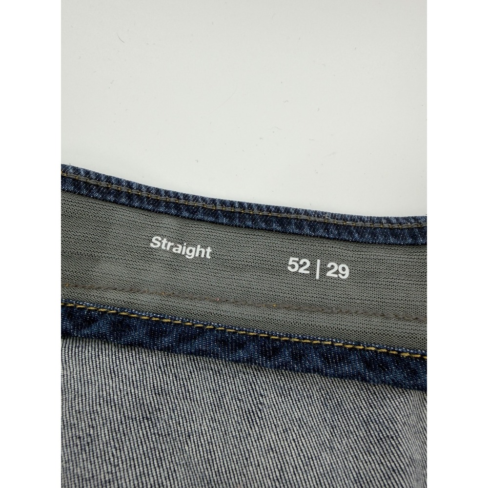 Sonoma Jeans Blue Mens 52x29 Straight Leg Flexwear Stretch Dark Wash Denim - Picture 4 of 7